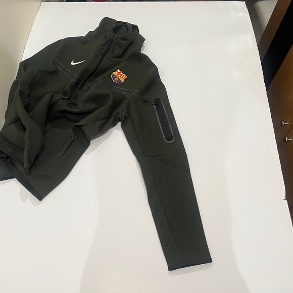 Nike x Barcelona FC, Tech Fleece, DV5554 355, Green - Picture 7 of 16